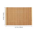 thumbnail image 2 of EIGTHTAIL Tapis de Table en Bambou Napperon Napperons de Thé Tapis Japonais Chemin de Plateau à Lattes Ensemble de Salle à Manger Place Résistant à la Chaleur Kung Lavable, 2 of 6