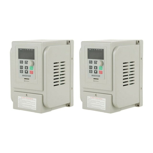 2X 2,2 KW 3 Hp 220 V Variateur de Fréquence Entraînement Onduleur CNC VFD VSD Simple à 3 Phases