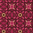 thumbnail image 1 of Ahgly Company Tapis d'Intérieur Lavable en Machine Carré Transitionnel Rouge Cramoisi, 6 Pieds Carré, 1 of 7
