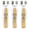 thumbnail image 1 of Ford 1933-1934 Model C Standard 2 Point Tan Lap Bench Seat Belt Kit with Bracketry - 3 Belts, 1 of 1