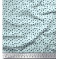thumbnail image 1 of Soimoi Poly Georgette Fabric Clover Leaves Decor Fabric Printed Yard 42 Inch Wide, 1 of 3