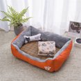 thumbnail image 1 of ZBH 4 in 1 Dog Beds for Large Dogs, Large Dog Bed Machine Washable Rectangle Breathable Soft Padding with Nonskid Bottom Pet Bed for Medium and Large Dogs or Multiple, 1 of 9