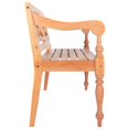 thumbnail image 2 of vidaXL Batavia Bench 98 cm Solid Mahogany Wood Light Brown, 2 of 4