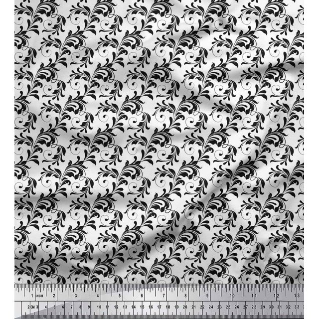 Soimoi Rayon Fabric Swirl Abstract Print Fabric by the Yard 42 Inch Wide