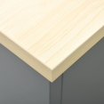 thumbnail image 5 of vidaXL Workbench Black 160x60x85 cm Steel, 5 of 5