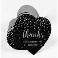thumbnail image 3 of Inkdotpot Pack Of 100 Real Silver Foil Paper Tags Thanks For Celebrating With Me Birthday Favor Hang Tags, 3 of 6