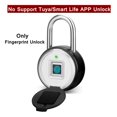 thumbnail image 2 of Tuya Smart Fingerprint Padlock Electronic Door Lock APP Remote Unlock Waterproof Security Protection, 2 of 7