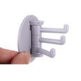 thumbnail image 2 of Kcavykas Clearance Sales Home Storage Organiser 2KG Adhesive Hook Rotatable Strong Bearing Stick Hook Bathroom Wall Rack tools, 2 of 2