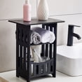 thumbnail image 1 of Birdeem Space Saving Bedside Table, Small Nightstand for Small Spaces, Compact Side Table for Bedroom and Living Room, Lightweight Rectangular End Table for Apartment, 1 of 6