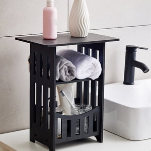 Birdeem Space Saving Bedside Table, Small Nightstand for Small Spaces, Compact Side Table for Bedroom and Living Room, Lightweight Rectangular End Table for Apartment