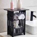 Birdeem Space Saving Bedside Table, Small Nightstand for Small Spaces, Compact Side Table for Bedroom and Living Room, Lightweight Rectangular End Table for Apartment