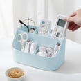 thumbnail image 4 of Cagogo Desktop Organizer, Removable Divider Storage Box, Plastic Office Desk Organizer, Multifunctional Makeup Organizer, Cosmetic Storage Container for Office Desk and Home Vanity, Small Desktop, 4 of 6