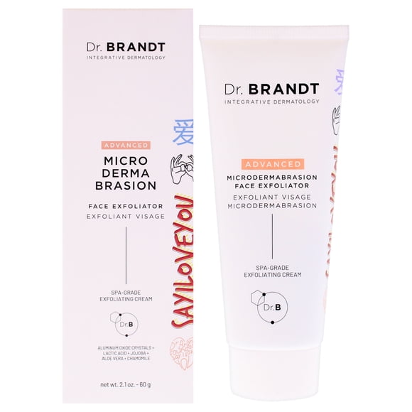 Exfoliant pour le Visage à Microdermabrasion Avancée par Dr. Brandt pour Unisexe - Exfoliant 2,1 oz