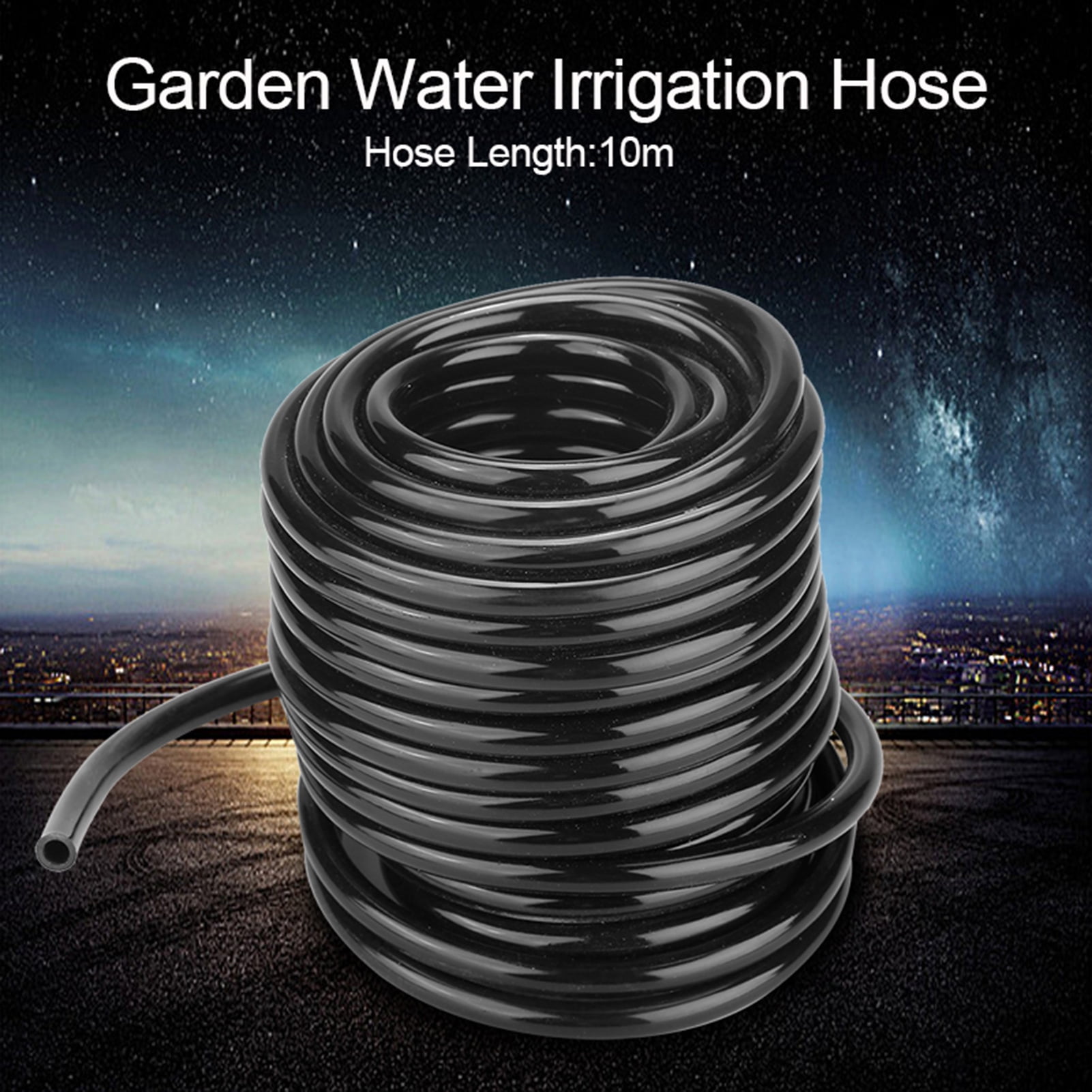 Plastic Hose Irrigation Hose - PVC Plastic Water Irrigation Hose for Agriculture Lawn Garden (Size : 10m)