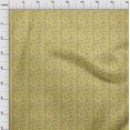thumbnail image 3 of oneOone Silk Tabby Fabric Leaves & Floral Block Printed Craft Fabric BTY 42 Inch Wide, 3 of 4