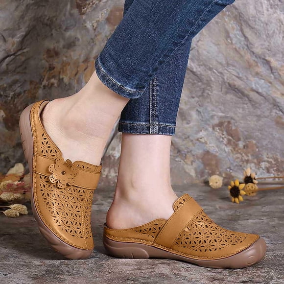 Aboser Mules for Women Summer Beach Clogs Sandals Closed Toe Mules Shoes Casual Working Nurse Shoes