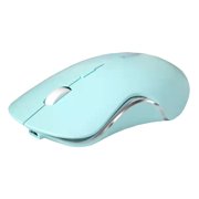 Rbaofujie Wireless Bluetooth Mouse Mute Wireless Mouse Charging Large Capacity Battery Plug And Play Transmission Stable Fashion Beautiful Shallow Body Feel Comfortable Gaming Mouse Wireless