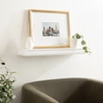 thumbnail image 2 of Hometrends 23in Wynot Floating Wall Shelf White, 2 of 7