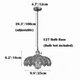 thumbnail image 2 of Flower Glass Pendant Light, Ceiling Colorful Pendant Lamp, Modern Farmhouse Pendant Light Fixture, Pendant Lighting for Kitchen Sink Island Dining Room Table Bar Counter Entrance Cafe, 2 of 6