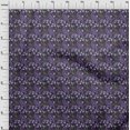 thumbnail image 4 of oneOone Tissu Georgette Viscose Violet Floraux Matériel de Robe Tissu Imprimé Tissu au Mètre 42 Pouces de Large, 4 of 5