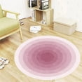 thumbnail image 4 of Boovnll Rugs for Living Room, 24x24" Super Soft Faux Fleece Throw Rugs, Non Slip & Non Shedding Thicken Microfibe Round Area Rug for Living Room, Bedroom, Home Decor, Rug, 4 of 6
