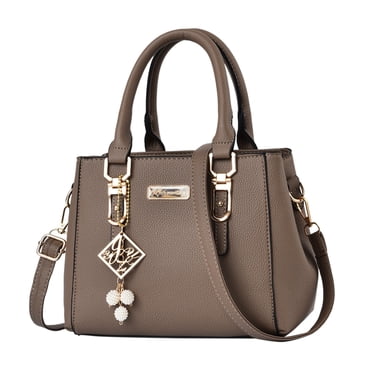 Ediodpoh Casual Leather Messenger Bag Large Capacity Handbag Fashion Womens Bag Shoulder Bags Khaki