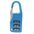 thumbnail image 1 of Amdohai 3 Dial Digit Number Code Password Combination Padlock Travel Security Safe Lock, 1 of 6