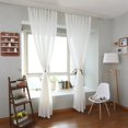 thumbnail image 1 of Window White Sheer Curtains 108 Inches Long 6 Panels Sheer White Curtains Clear Curtains Basic Rod Pocket Panel, 1 of 7