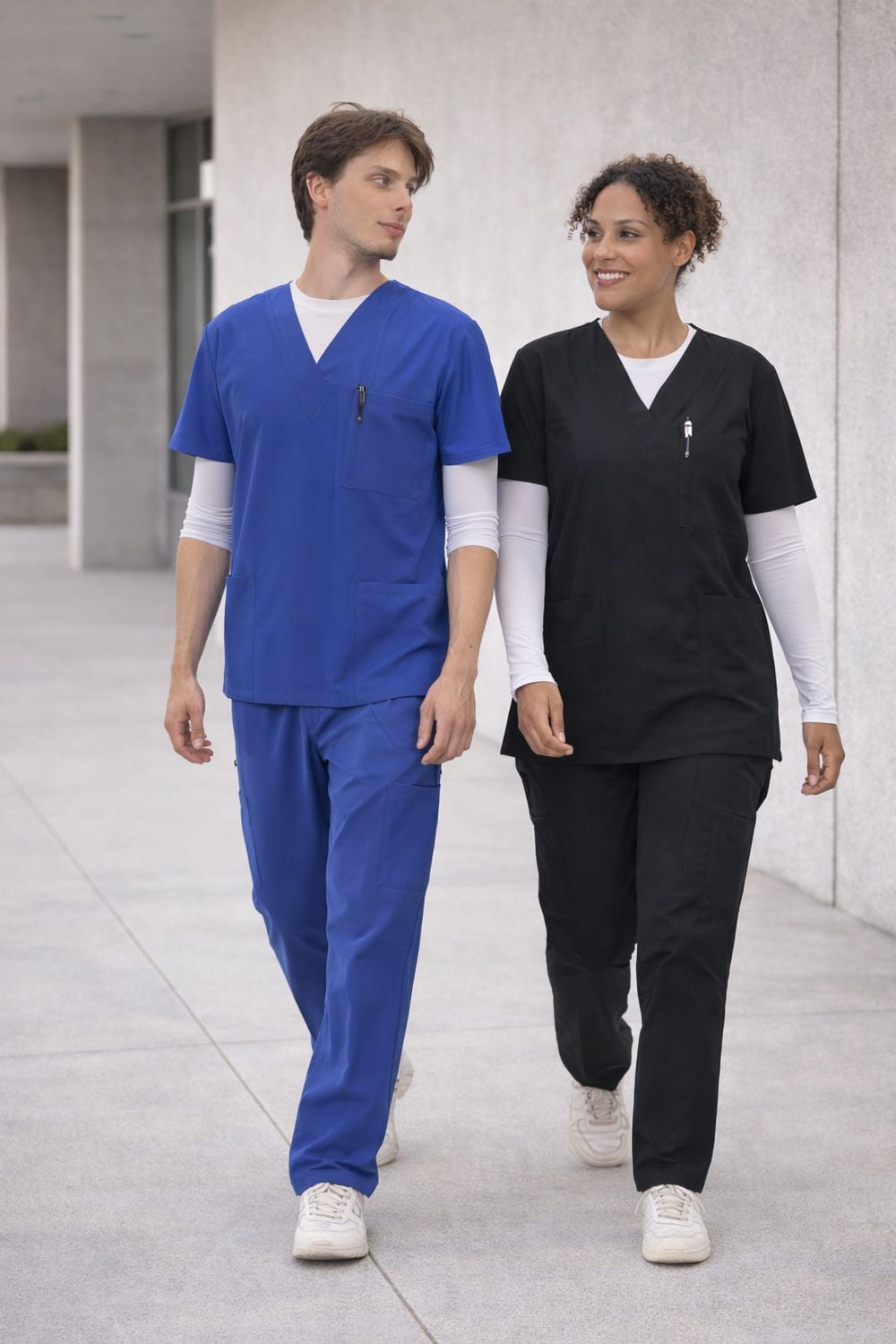 Zinnia Basics Gender Inclusive Scrub Top