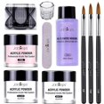 thumbnail image 2 of 40ml Acrylic Nail Colours With Brush Nails Art Starter Gift Set Manicure Tools, 2 of 6