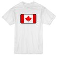 thumbnail image 1 of T-shirt pour Homme avec Tampon de Boîte Drapeau du Canada, 1 of 1