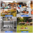 thumbnail image 4 of GloryStar Stainless Steel Table, NSF Heavy Duty Commercial Prep Table with Adjustable Undershelf, 4 of 7