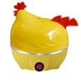 thumbnail image 1 of TIELUTT 7 Eggs Capacity Egg Cooker Cute Chicken Shape Egg Steamer Mini Snack compatible with Machine for Room Small Cute Things Travel Size Kitchen Appliances Kitchen Items Stuff for A, 1 of 8