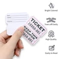 thumbnail image 5 of L LIKED Raffle Tickets Double Rolls 1000 per Roll 50/50 Raffle Tickets for Events, Entry, Class Reward, Fundraiser & Prizes(White), 5 of 5