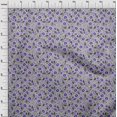thumbnail image 4 of oneOone Polyester Spandex Purple Fabric Floral Craft Projects Decor Fabric Printed By The Yard 56 Inch Wide, 4 of 4