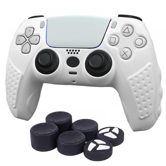 Silicone Anti-slip Grip Skin Cover Protector Case for PS 5 With Thumb Grip Caps