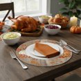thumbnail image 4 of Cameland Table Mats Fall Newly Linen Maple Pumpkin Interest Print Round Placemats Home Decoration Vibe Arrangement, 4 of 6