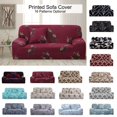thumbnail image 1 of CHOK Housse de Sofa Extensible en Spandex pour Causeuse Fleur Rouge Moyen, 1 of 6