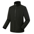 thumbnail image 1 of LSLJS Women's Fashion Fleece Solid Color Long Sleeve Interchange JacketWinter Shirt Blouse( Black, S), 1 of 3