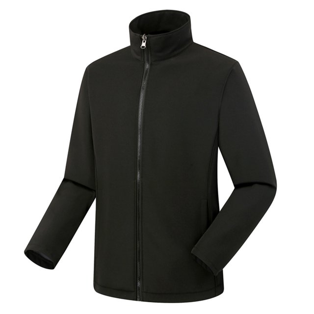 LSLJS Women's Fashion Fleece Solid Color Long Sleeve Interchange JacketWinter Shirt Blouse( Black, S)