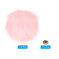 thumbnail image 3 of Unique Bargains Fluffy Soft Faux Fur Pom Poms for Hats with Snap Button, Pink 12Pack, 3 of 7