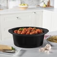 thumbnail image 5 of Crock-Pot 6-Quart One-Touch Slow Cooker, Stainless Steel, 5 of 5
