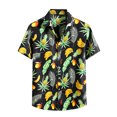 thumbnail image 3 of Shirts for Men Men's Plus size Short-Sleeve Printed Poplin Shirt, 3 of 4