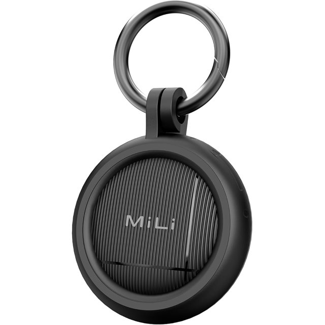 TEMOGU-LiTag Duo - Tracker Double Système pour iOS Ou Android, Étui avec Support Air-Tag Inclus, Étiquette de Suivi Bluetooth/key Finder/tracker de Bagages/localisateur d'Articles, Apple & Google sous Licence Officielle (Noir 1PCS)