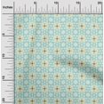 thumbnail image 2 of oneOone Polyester Lycra Mint Green Fabric Asian Ikat Craft Projects Decor Fabric Printed By The Yard 56 Inch Wide, 2 of 4