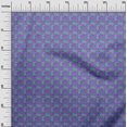thumbnail image 3 of oneOone Velvet Purple2 Fabric Asian Block Dress Material Fabric Print Fabric By The Yard 58 Inch Wide, 3 of 4