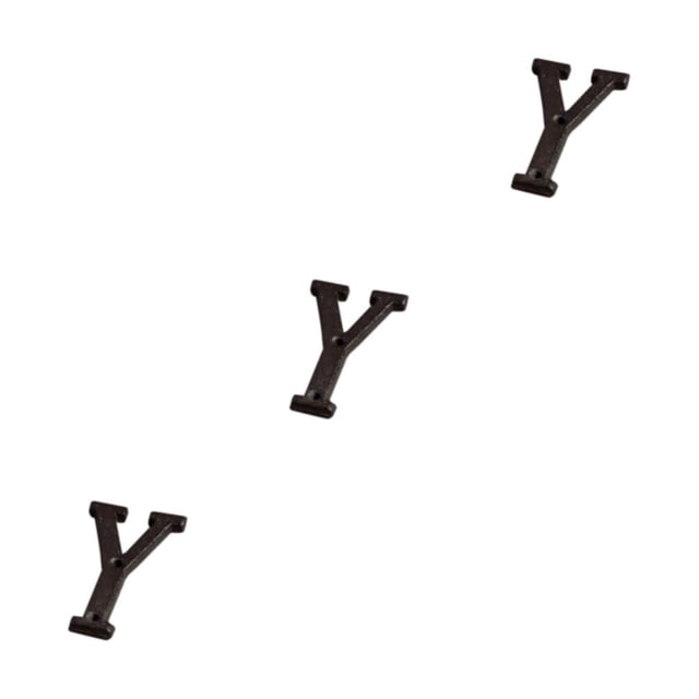 Decodeary Impeccable Metal Letters House Sign Easy-to-Install And Fade-Resistant Durable B17--Y 3Set