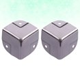 thumbnail image 2 of 4Pcs Stainless Steel Cosmetic Case Aluminum Case Corner Protector Wrap Corner Desk Corner Guard(7201A-40), 2 of 9