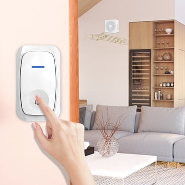 SuoKom Sonnette Intelligente Sonnette Sans Fil Sonnette Domestique Intelligente à Très Longue Portée Télécommande Sonnette Alimentée par USB Rappel d'Appel,Sonnette Intelligente Sans Fil Sonnette Sans Fil en Liquidation
