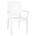 thumbnail image 1 of Compamia Sunshine Fauteuil de Salle à Manger de Patio en Résine de Style Transitionnel, Blanc, 1 of 8